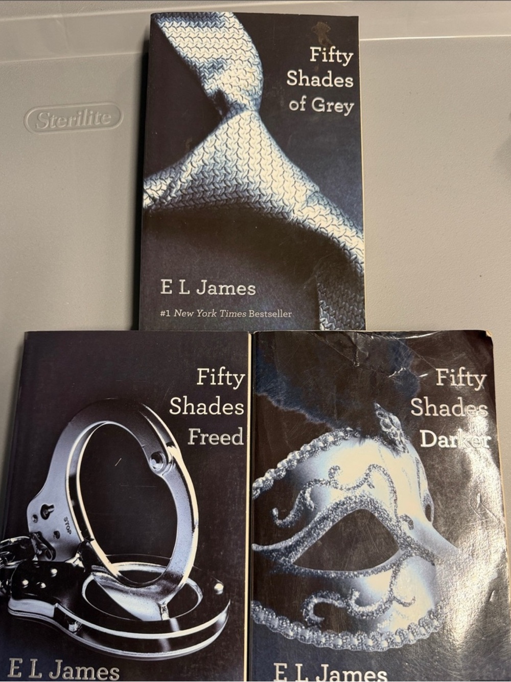 Fifty Shades of Grey Trilogy - Black Covers